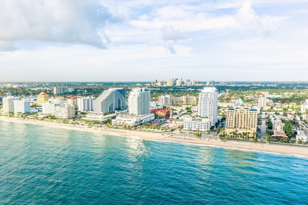 Aerial Picture of Fort Lauderdale's Pristine Beach