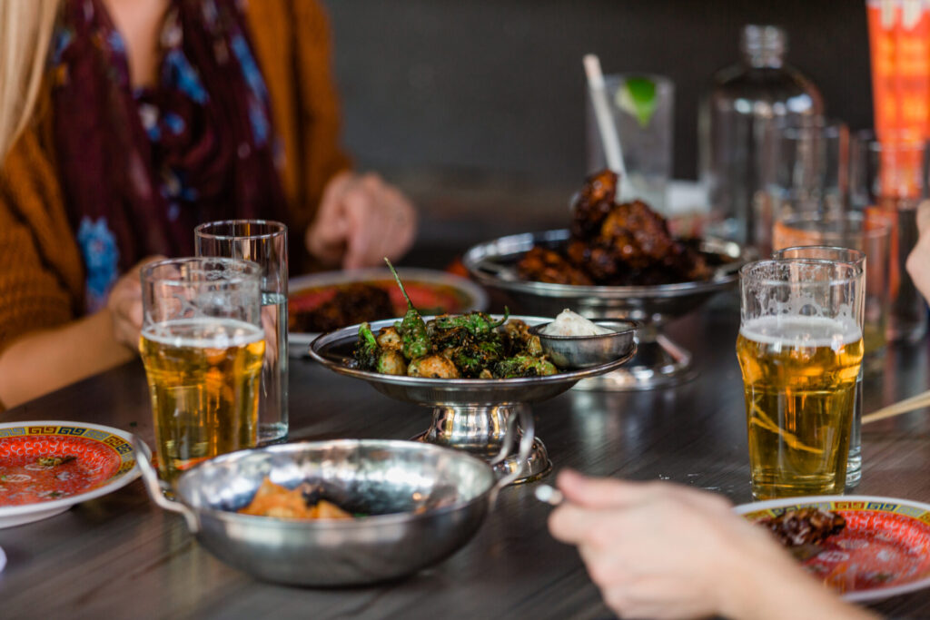 Dining at Ace Eat Serve