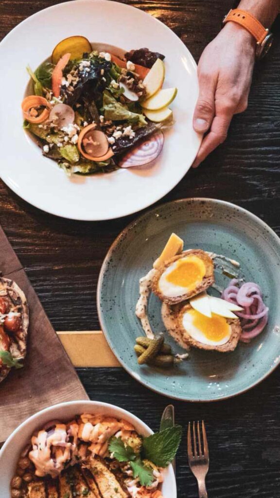 Farm to table dining