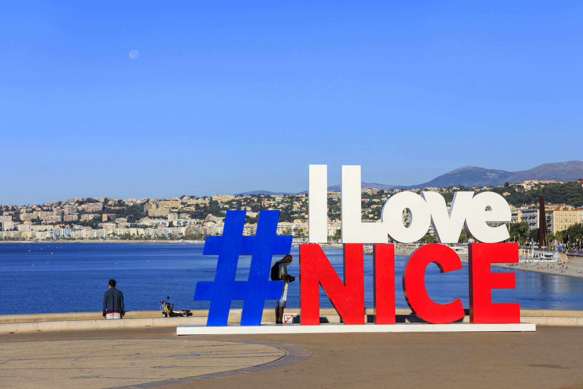 Vieux Love Nice Sign French Riviera