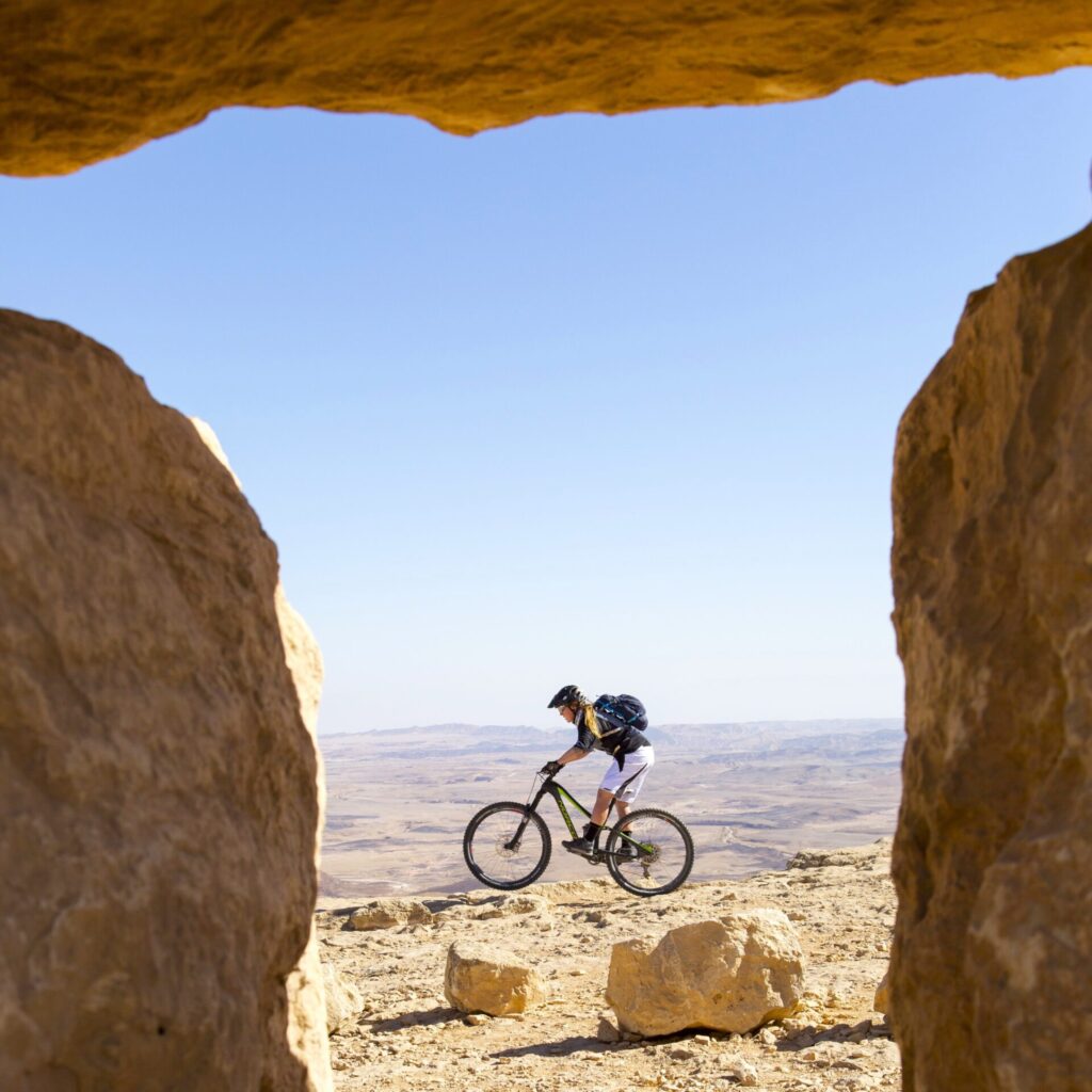 Desert bike ride