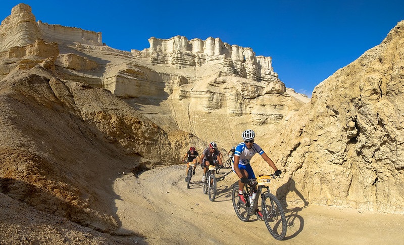 Bike ride in Dead Sea