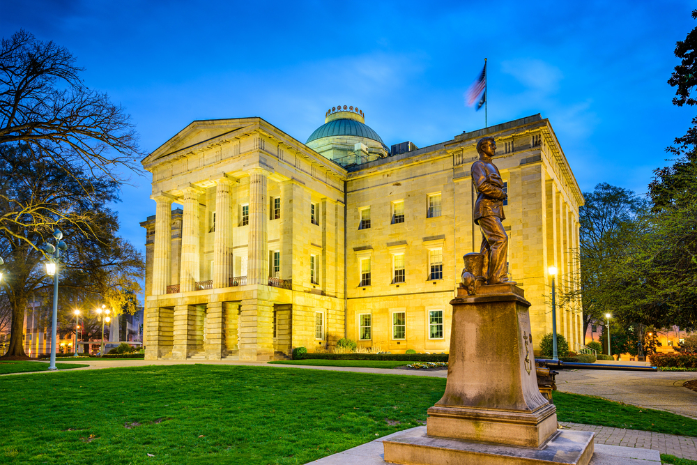 state capitol building in raleigh nc