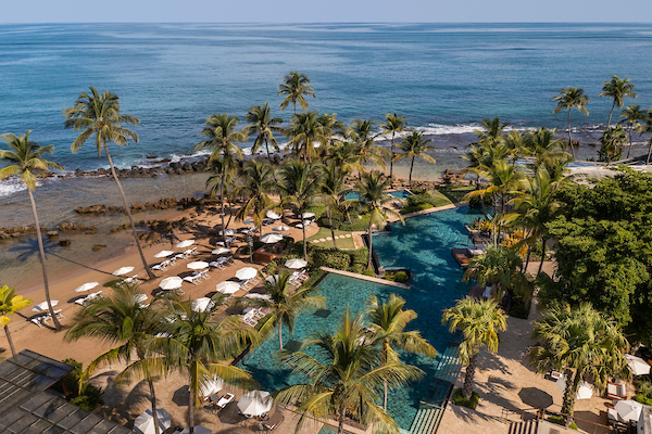 Aerial view of Dorado Beach, a Ritz-Carlton reserve