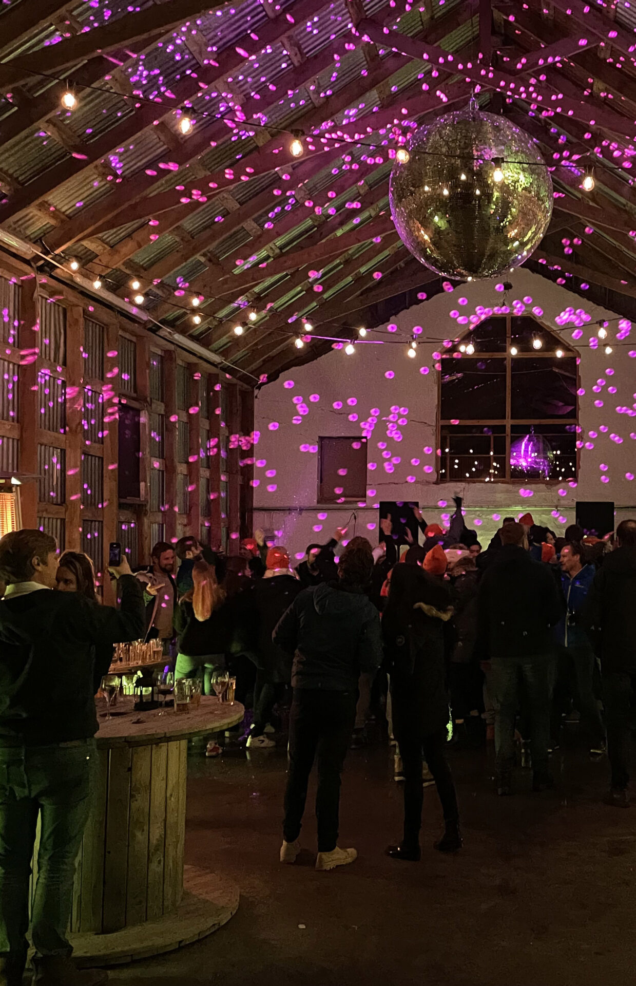 Night event gathering