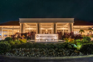 Hyatt Regency Grand Reserve at night