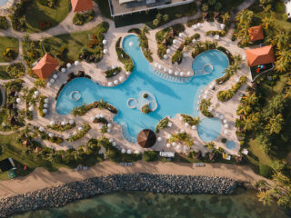 Aerial view of Hyatt Regency Grande Reserve pool