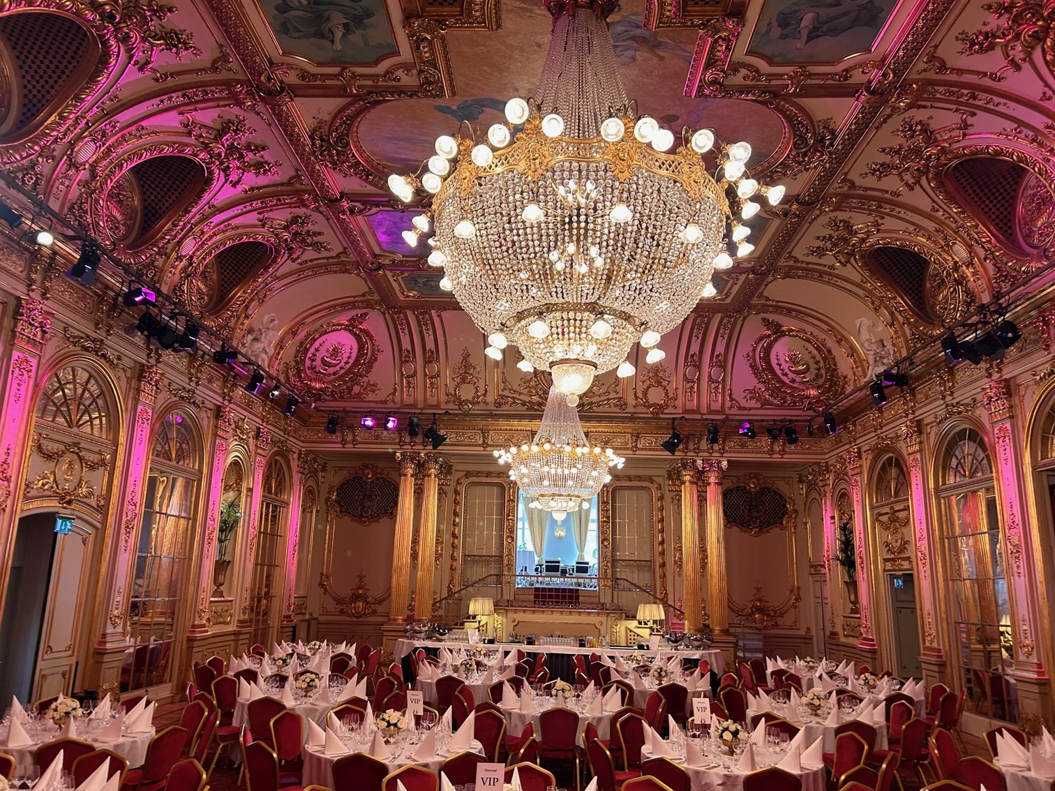 Dinner Event at the hall of Mirrors