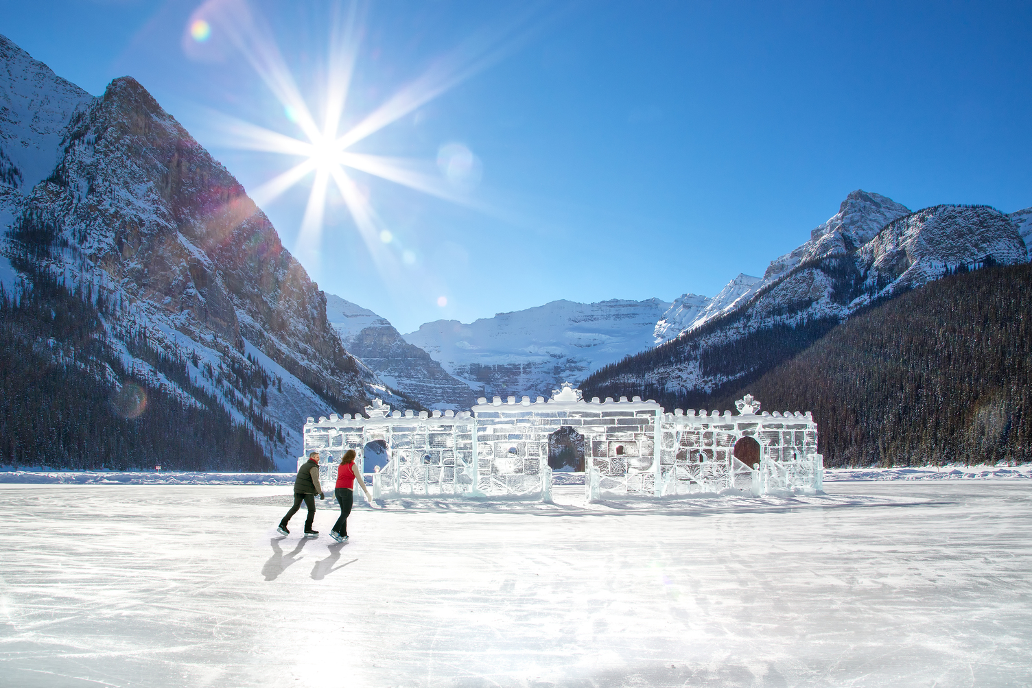 Fairmont Chateau Lake Louise Skating