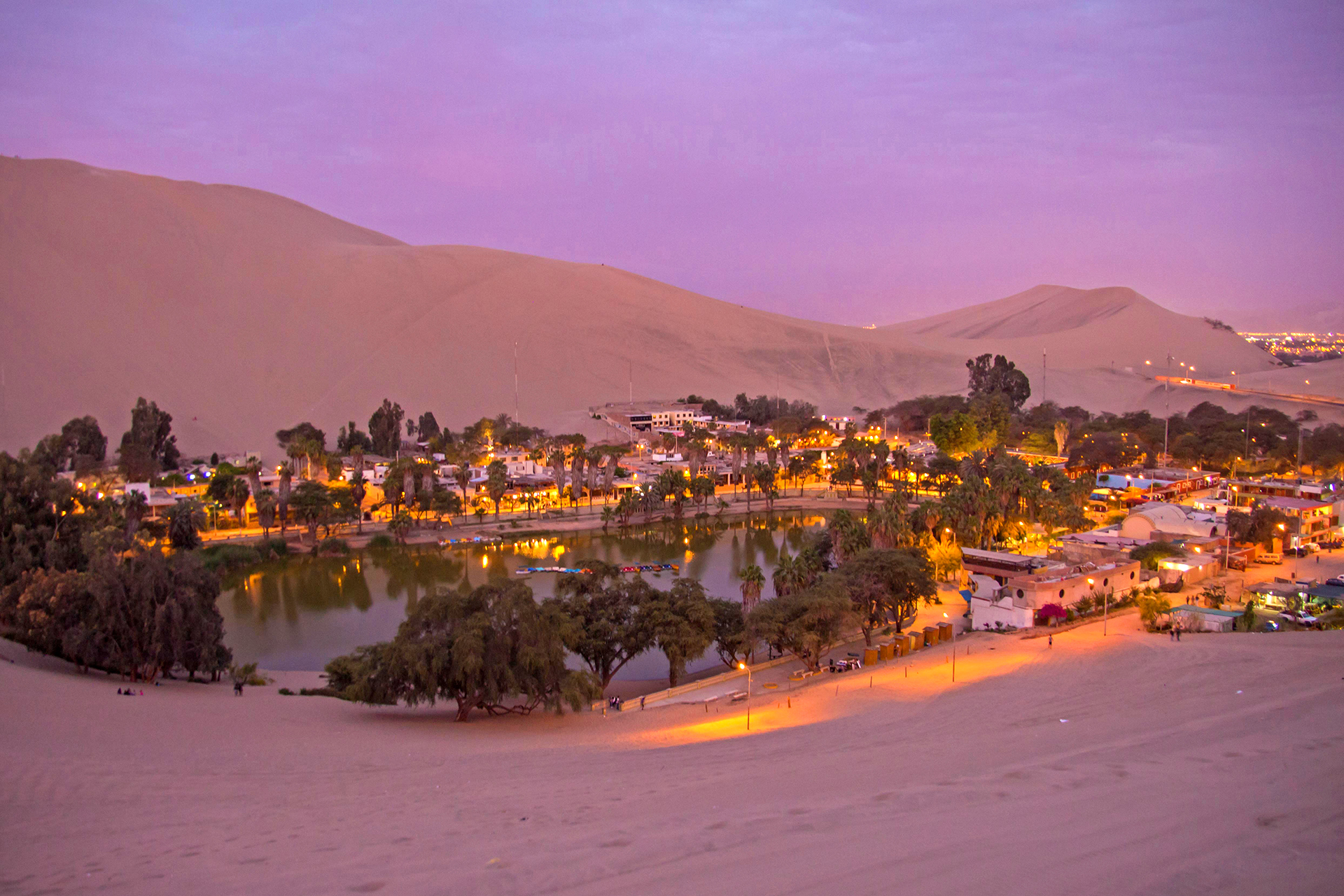 Sunset in Huacachina