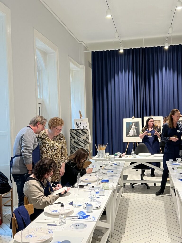 Porcelaine painting workshop at world famous Royal Copenhagen