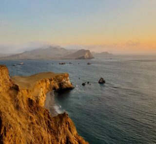 Coastal view of Paracas