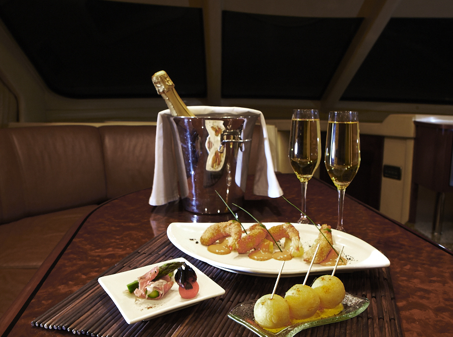 Champagne dining experience