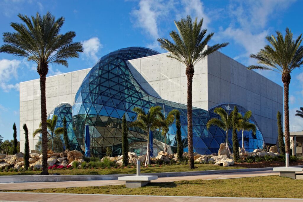 Salvador Dali Museum Exterior during the day