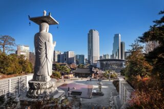 Bongeunsa Temple, Seoul, Korea