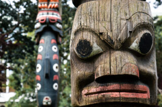 Thunderbird Park Totem Pole 1