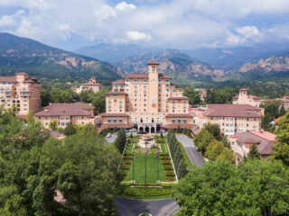 The Broadmoor seen from a distance