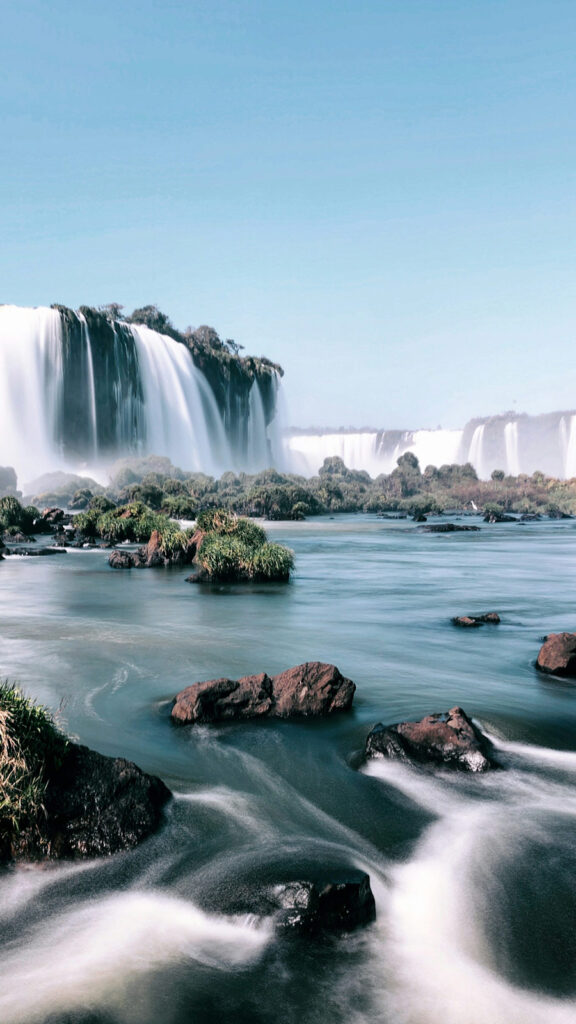 Brazilians' Iguassu Falls