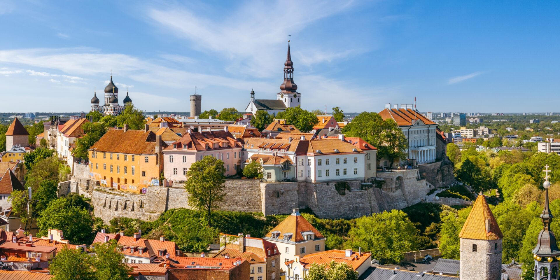 Toompea Tallinn Panorama View