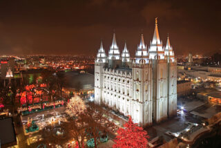 Temple Square at Christmas