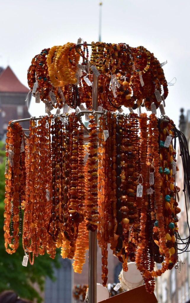 Amber necklaces