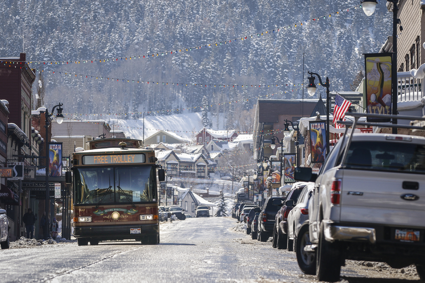 Historic Main Street with Trolley
