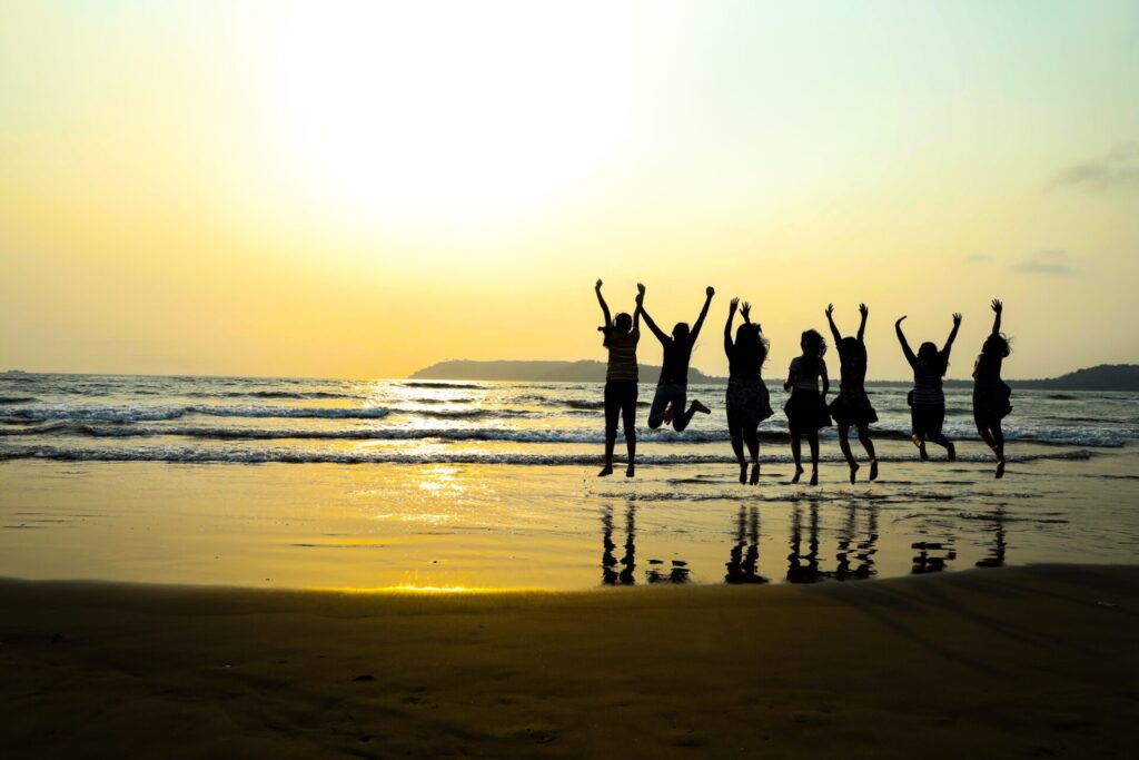 Miramar Beach at sunset