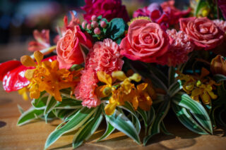 Colorful floral arrangement