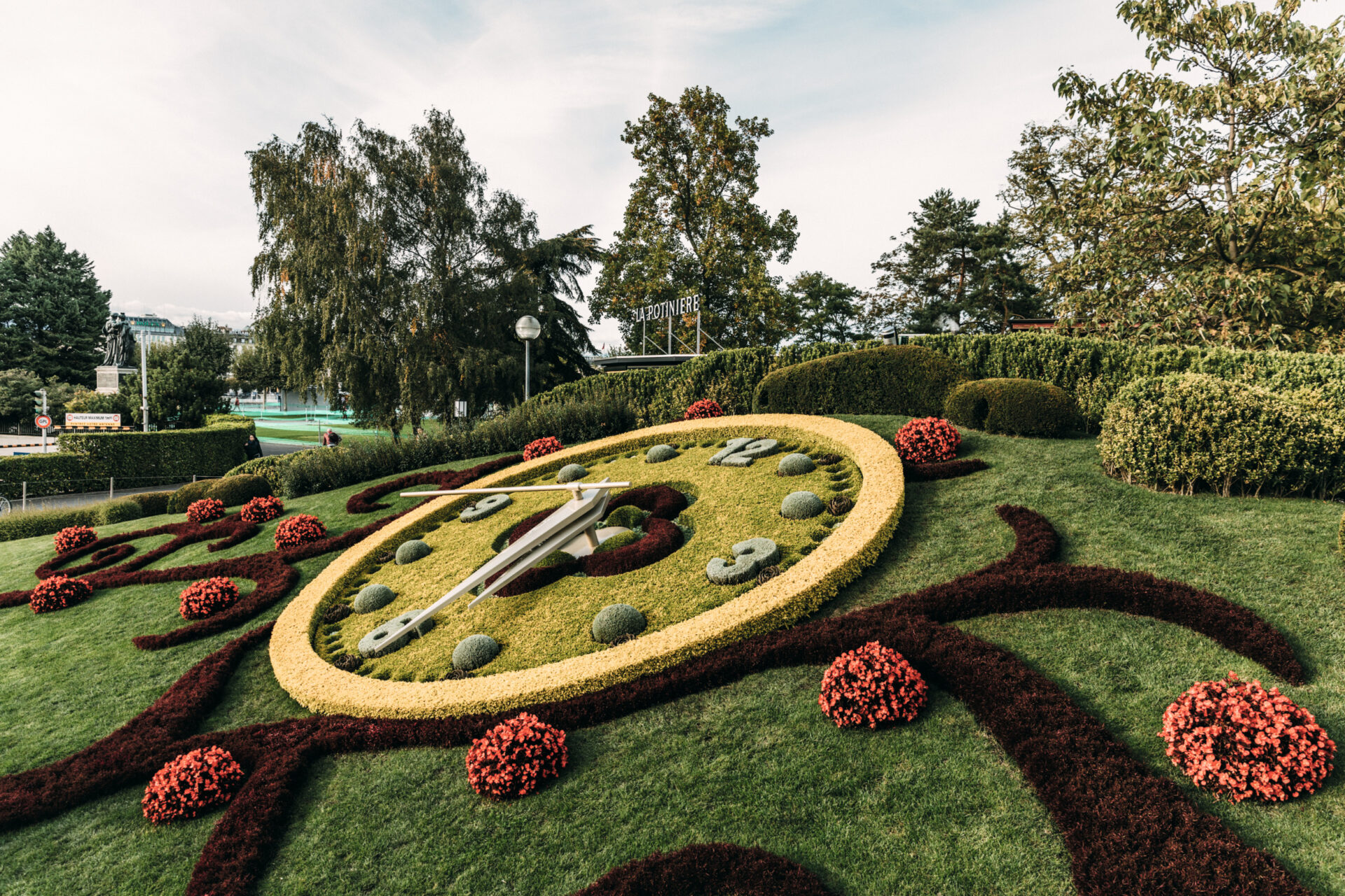 Geneva flower clock