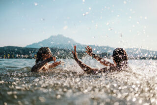 Lake Lucerne swimming
