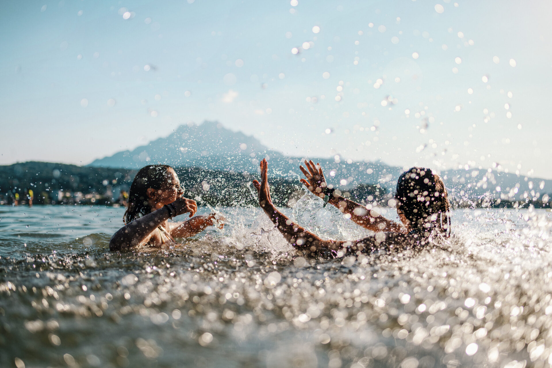 Lake Lucerne swimming