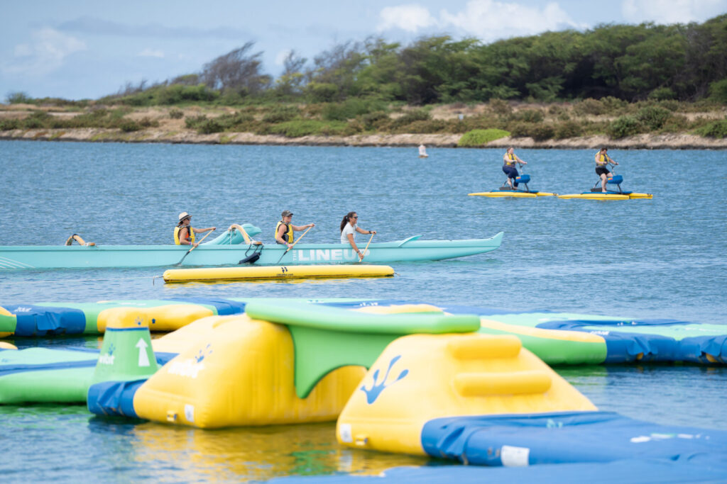 Surf Paddle and Swim