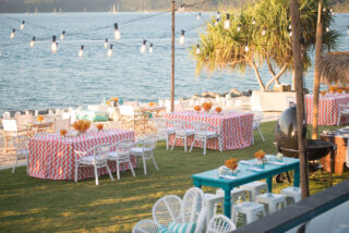 Welcome event beachside