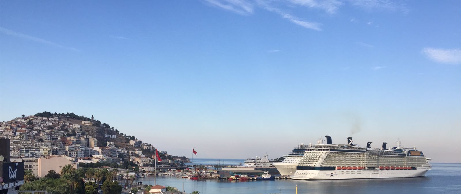 Sea Port with Cruise ship