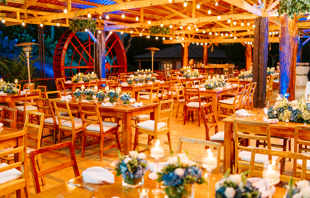 outdoor venue with chairs